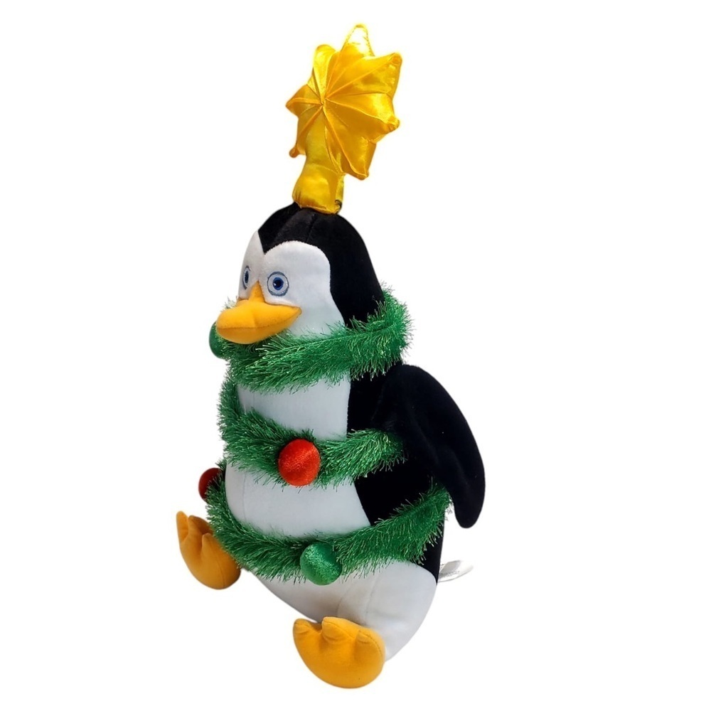 Dream Works Merry Madagascar 15" Christmas Santa Alex Lion Plush 2009